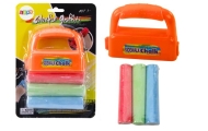 Kreidelių rinkinys su rankena Thick Sidewalk Chalk Orange 3 vnt